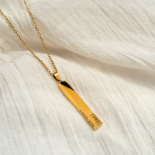 Vertical Bar Necklace
