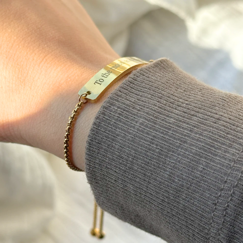 Adjustable Bar Bracelet