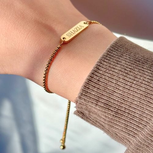 Mini Flat Bar Adjustable Bracelet